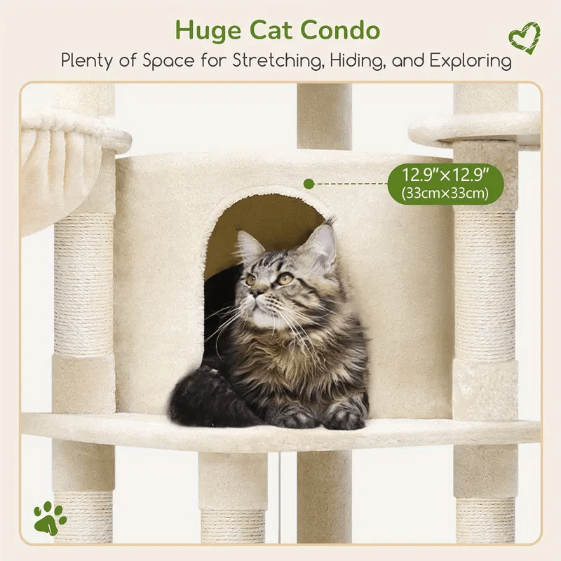 Corner Cat Tree for Large Cats | Cat Furniture for Active Cats - Cat Tree