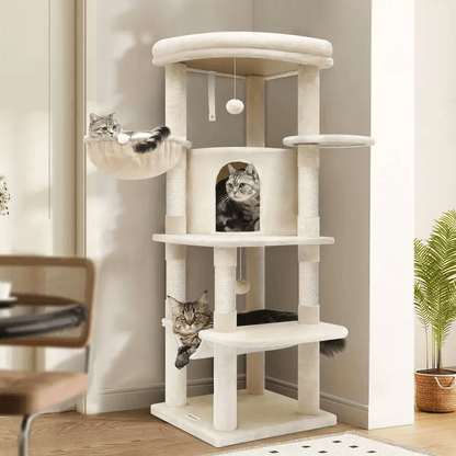 Corner Cat Tree for Large Cats | Cat Furniture for Active Cats - Cat Tree