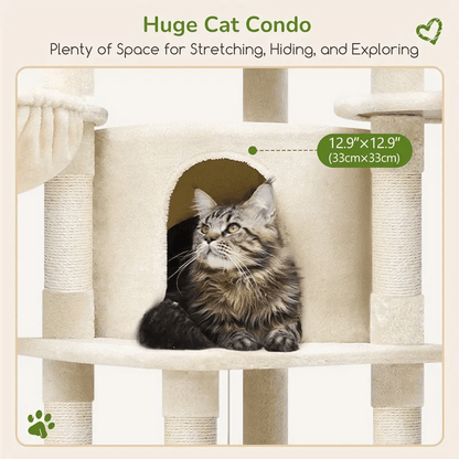 Corner Cat Tree for Large Cats | Cat Furniture for Active Cats - Cat Tree