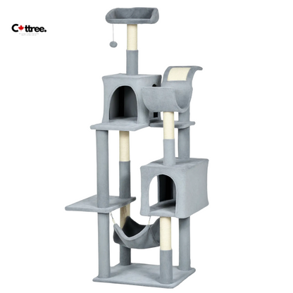 Cat tree house